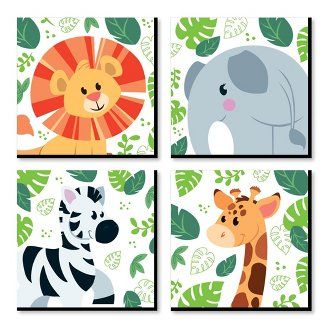 Jungle Safari Nursery Decor : Target Jungle Safari Nursery, Animal Kids Room, Animal Party Theme, Animal Baby Shower Theme, Nursery Decor Prints, Wall Art Decor Prints, Animal Wall Art Nursery, Modern Nursery Decor, Safari Nursery Decor