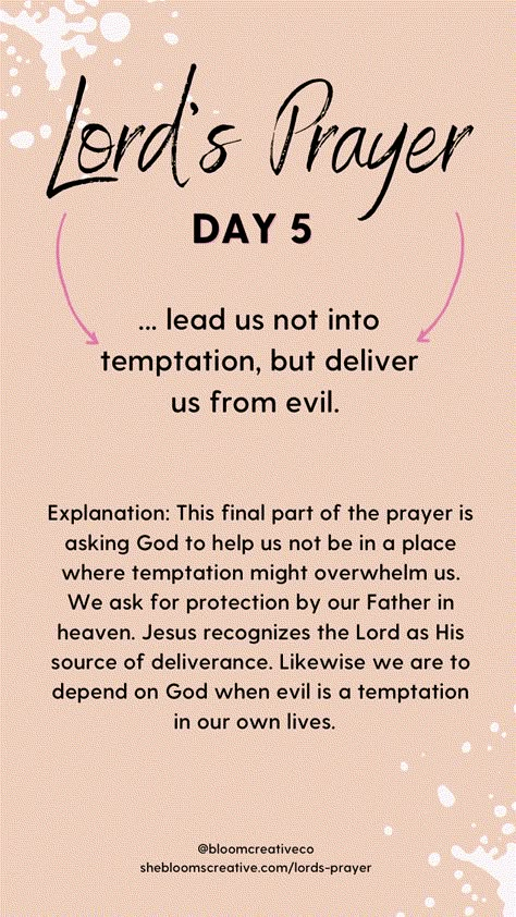 Easily Teach the Lord’s Prayer to Kids in 6 days – Bloom Co. Memorizing Scripture, Lords Prayer, The Lord's Prayer, Lord’s Prayer, Understanding The Bible, Prayers For Children, Lord's Prayer, Bible Study Lessons, Bible Story