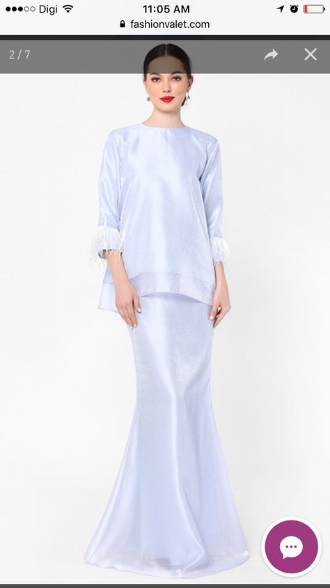 Mermaid cut skirt Material: Shantung Raya 2022, Raya Dress, Shantung Silk, Nikah Dress, Skirt Purple, Muslimah Dress, Mermaid Skirt, Wedding Board, Dress Ideas