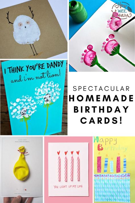 Diy Birthday Card For Grandfather, Grandma Birthday Card From Grandkids, Homemade Birthday Cards For Grandma, Diy Birthday Cards For Grandma, Easy Homemade Birthday Cards, Papa Birthday Card, Cards For Kids To Make, Birthday Card For Grandma, Diy Card Ideas