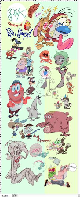 John K Stuff John K Art, Joe Secondopinionson, Fashion Show Audience, Ren And Stimpy Drawings, John Kricfalusi, Animaniacs Model Sheet, John Willie Bizarre Illustration, Obladi Oblada, Double Eagle