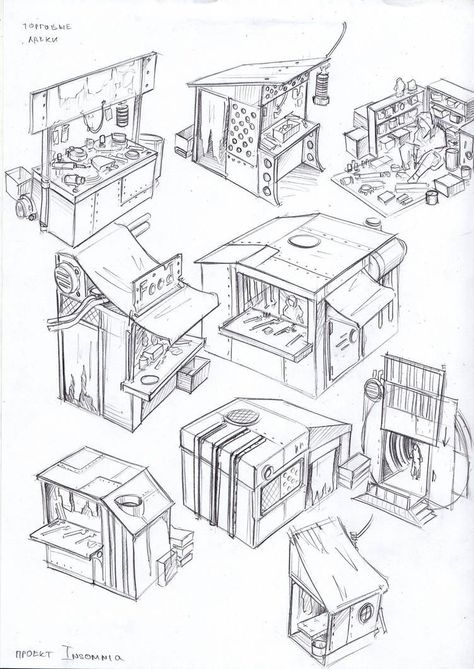 Booth Designs, Building Drawing, Isometric Art, Architecture Concept Drawings, Perspective Art, Prop Design, Environment Design, Environment Concept Art, Architecture Sketch