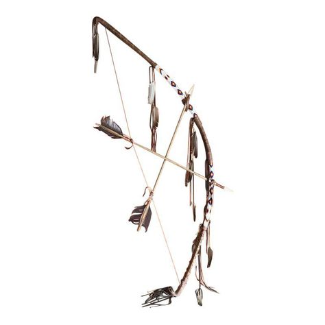 Native Bow And Arrow Tattoo, Indian Bow And Arrow Tattoo, Native American Bow And Arrow, Primitive Tribe, Native American Bow, Train Tattoo, J Tattoo, Native American Feathers, Bow Art