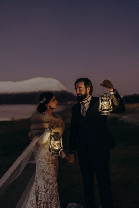 Norway Elopement, Norway Wedding, People Fly, How To Elope, Visit Norway, Authentic Wedding, Norway Travel, Tromso, Sun Sets