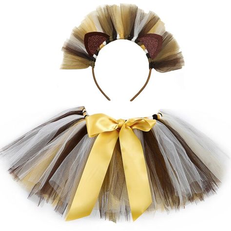 Simple Costumes, Baby Tutu Outfits, Tulle Costumes, Christmas Halloween Costumes, Skirt For Kids, Tulle Skirts Outfit, Aesop's Fables, Animal Lion, Lion Costume