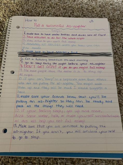 Things To Do While Pulling An All Nighter With Friends, What To Do While Pulling An All Nighter, How To Stay Awake At A Sleepover, How To Stay Awake All Night At A Sleepover, Pull An All Nighter Tips, How To Pull An All Nighter For School, How To Pull An All Nighter Without Your Parents Knowing, All Nighter Ideas With Times, Things To Do When Pulling An All Nighter With Friends