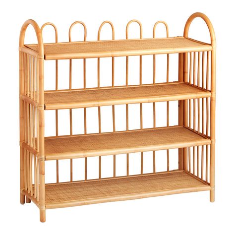 Nylah Sienna Rattan Bookshelf Collection - World Market Modern Natural Decor, Bookshelf Collection, Rattan Bookshelf, Horizontal Bookcase, No Sleep Till Brooklyn, Print Coupons, Nature Decor, World Market, Google Shopping