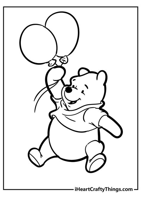 Winnie The Pooh Coloring Pages (Updated 2021) Winnie The Pooh Coloring Pages, Pooh Coloring Pages, Winnie The Pooh Drawing, Winnie The Pooh Pictures, Disney Cartoon Characters, Cute Winnie The Pooh, Bear Coloring Pages, Horse Coloring Pages, Pooh Baby