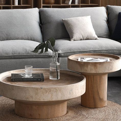 Log Side Table, Style Coffee Table, Round Wood Coffee Table, 아파트 인테리어, Wood Rounds, Living Room Coffee Table, Modern Coffee Tables, Round Coffee Table, Coffee Table Wood