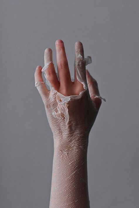 Dry Hands Aesthetic, Looking Through Fingers, High Key Photo, Skin Photography, Webbed Hands, Robot Hand, Rough Hands, Hand Photography, Texture Photography