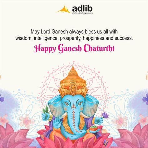 May the divine blessings of Lord Ganesha brings eternal bliss and peace, protect us all from evil and wrongdoings, and fulfill all our wishes and desires. Team Adlib wishes Happy Vinayaka Chaturthi to everyone! #HappyGaneshChaturthi #lordganesha #ganpatibappamorya #vinayakchaturthi2022 #letssupporthumanity #adlibadvertisingagency Happy Vinayaka Chavithi Wishes, Vinayaka Chavithi Wishes, Happy Vinayaka Chavithi, Vinayak Chaturthi, Vinayaka Chaturthi, Vinayaka Chavithi, Divine Blessings, Happy Ganesh, Happy Ganesh Chaturthi