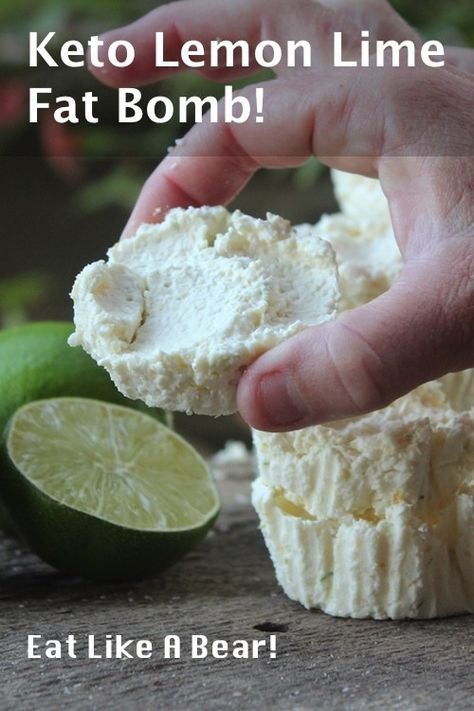 Keto Lemon Lime Cheesecake Fat Bombs! – Fresh Bites Daily Lemon Lime Cheesecake, Eat Like A Bear, Bear Diet, Low Carb Snacks Sweet, Fat Bomb Recipes, Key Lime Pie Recipe, Low Carb Candy, High Fat Low Carb Recipes, Lime Pie Recipe