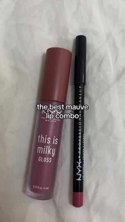 Nyx Mauve Lip Combo, Mauve Lip Combo, Cheap Lip Combos, Mat Lip Combo, Lip Combo Videos, Pink And Purple Lip Combo, Luxurious Makeup, Makeup Life Hacks, Lip Combos