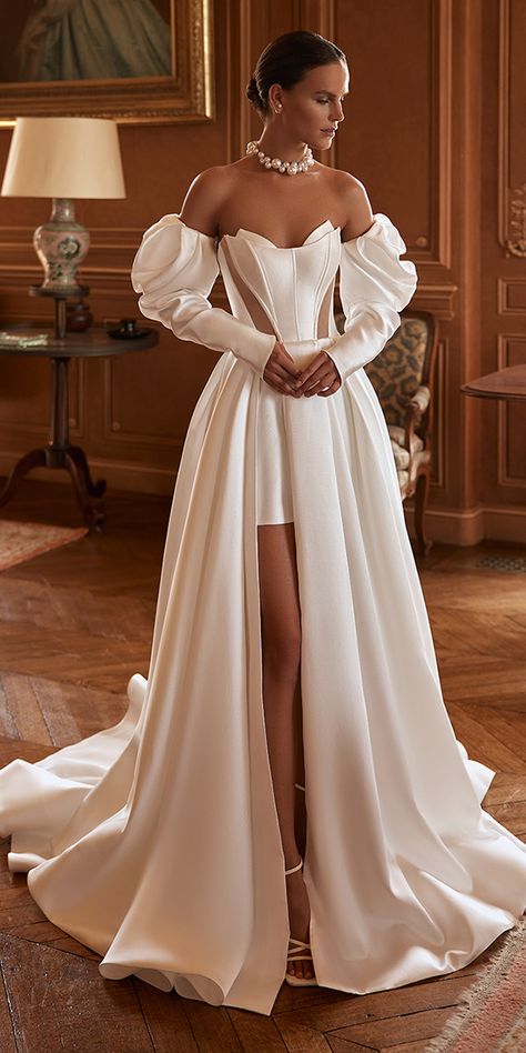 Long Gown For Wedding, Dress Sleeves, Wedding Dress Guide, Trendy Wedding Dresses, Top Wedding Dresses, Dress Guide, Dress 2024, Gowns Online, Dress Store