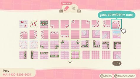 Acnh Pink Wood Path, Kawaii Acnh, Acnh Kawaii, Acnh Kidcore, Acnh Path, Ac Codes, Acnh Patterns, Pink Island, Acnh Design