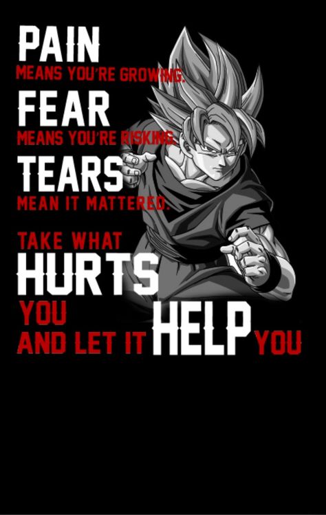 Goku Motivational Quotes, Goku Motivation, Vegeta Motivation, Dbz Quotes, Stoic Principles, Bubble Quotes, Motivational Memes, Inspirational Quotes Background, Strong Mind Quotes