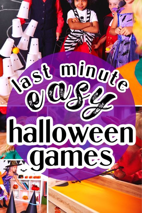 Pre School Halloween Games, Halloween Party Activities For Preschool, Easy Halloween Party Activities, Easy Trunk Or Treat Ideas With Games, Halloween Games For Trick Or Treaters, Low Prep Halloween Games, Halloween Game For 1st Grade, Halloween Party Third Grade, Halloween Class Party 3rd Grade