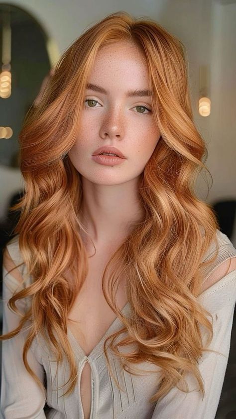 Strawberry Blonde Hair Ideas, Strawberry Blonde Ombre, Red And Blonde, Hair Color Guide, Bold Hair Color, Color Highlights, Strawberry Blonde Hair, Winter Hair Color, Hair Color Highlights