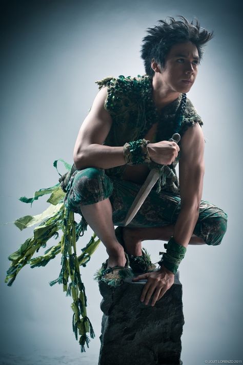 First Look: Repertory Philippines and STAGES Peter Pan | Jori's Entertainment Journal Original Peter Pan, Peter Pan Musical, Peter Pan Cosplay, Peter Pan Jr, Lost Boys Peter Pan, Peter Pan Costumes, Peter Pan Costume, Peter And The Starcatcher, Dark Fairytale