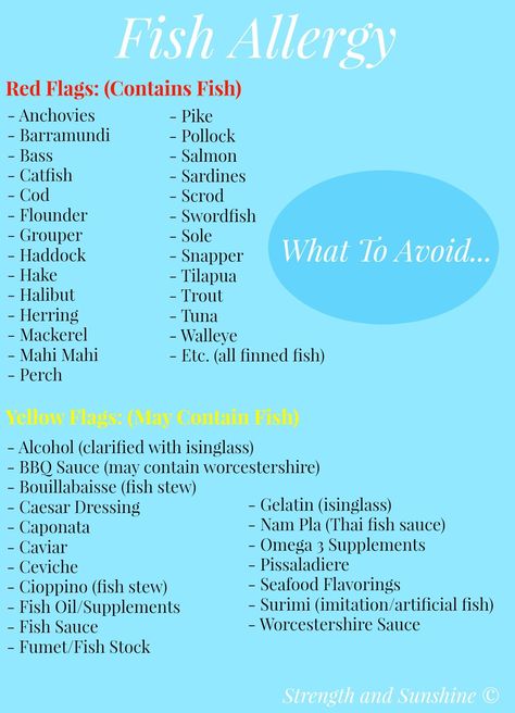 Fish allergies are not the same as a shellfish allergy. A fish allergy comprises what are called "finned fish", i.e. salmon, tuna, flounder, etc. Fish Allergy, Shellfish Allergy, Soy Allergy, Food Allergies Awareness, Geek Food, Allergy Awareness, Allergy Asthma, Asthma Symptoms, Elimination Diet