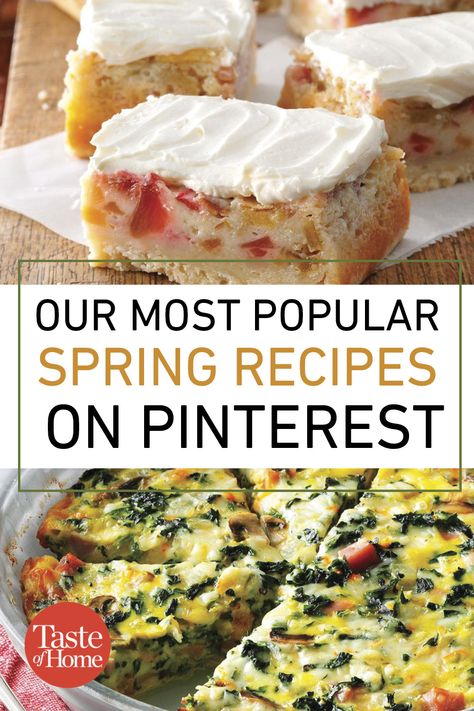 Spring Cookout Foods, Spring Recipe Ideas, Spring Dishes Dinners, Spring Potluck Recipes, Spring Family Dinner Ideas, Top Pinterest Recipes, Spring And Summer Recipes, Easy Spring Meals Dinners, Spring Time Recipes