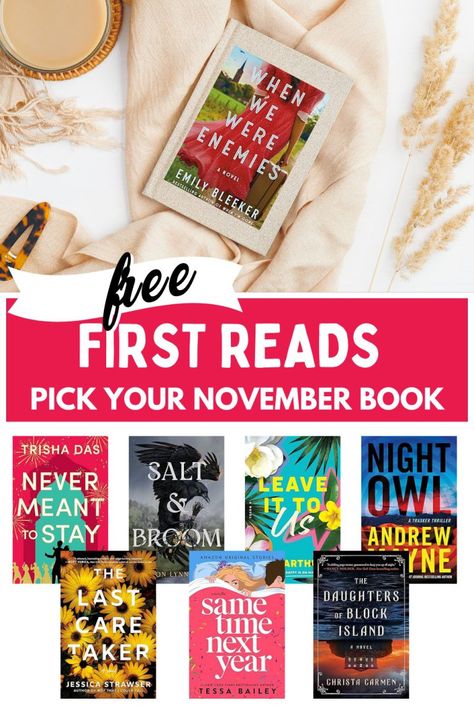 Choose The Best Free Book if You Have Prime Book Bucket, Happy November, Kindle Reader, Book Titles, Catch Feelings, Birth Mother, Free Amazon, Contemporary Fiction, Halloween Books