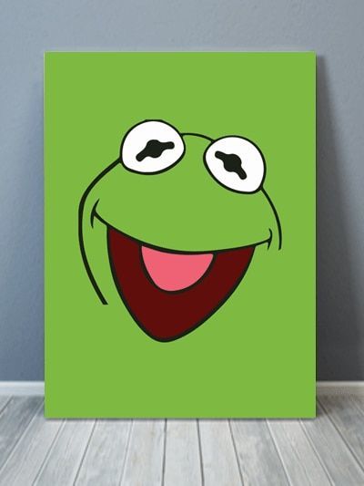 Kermit Painting, Sapo Kermit, Mini Toile, Disney Canvas Art, Disney Canvas, Simple Canvas Paintings, Cute Canvas Paintings, Easy Canvas Art, Canvas Drawings