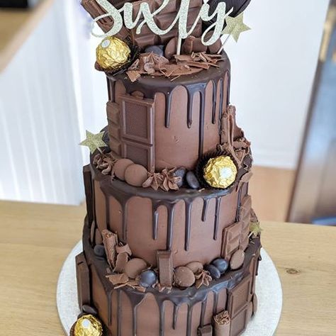 3 Tiers of Chocolate Overload 😍😍 . . . . #cake #cakeshop #bakery #bake #butterfingers #cakeinspiration #cakestagram #cakesofinstagram #cakedesign #matlock #derbyshire #food #yummy #sweettooth #baking #lovefood #foodie #instacake #tasty #cakes #summer #supportlocalbusiness #birthday #birthdaycake #celebrationcake #butterfingersbake #chocolatecake #chocolatedrip #dripcake #chocolateovdrload Matlock Derbyshire, Chocolate Overload Cake, Chocolate Birthday Cake Decoration, Tasty Cakes, 14th Birthday Cakes, Butter Fingers, Candy Birthday Cakes, Tiered Cakes Birthday, Chocolate Cake Designs