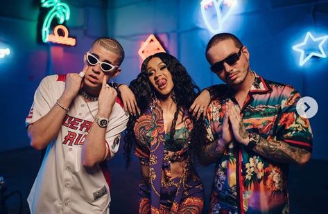 #I like it#j.balvin⚡#bad bunny🐰#cardi B🙏🏻♥️♥️ Cardi B Pics, Michael B Jordan, Millenial Fashion, Bloomingdales Fashion, Seapunk Fashion, Latin Music, Bff Goals, Sheer Fashion, Movie Soundtracks