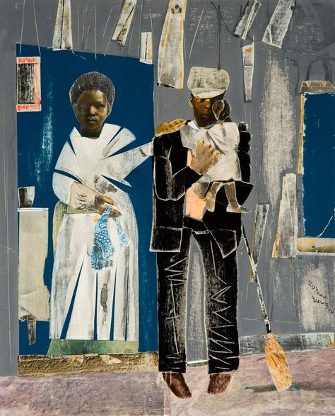 Romare Bearden Art, Romare Bearden, Love Collage, Art Concepts, African American Culture, Collage Ideas, Portrait Paintings, African Artists, Collage Artists