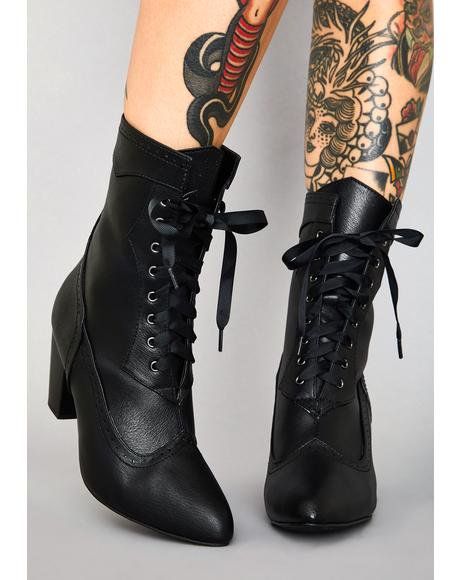 Dollskill Shoes, Witch Wardrobe, Zodiac Boots, Minimalist Goth, Oc Clothes, Goth Wardrobe, Clear Boots, Heeled Lace Up Boots, Occult Clothing