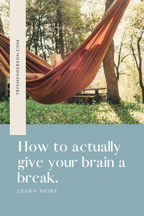 Don't conflate recreation with rest - here's how to actually slow down and give your brain a break. Keystone Habits, Be Gentle With Yourself, Emotional Regulation, Muscle Tension, My Brain, Relax Time, Creative Thinking, Your Brain, What You Can Do