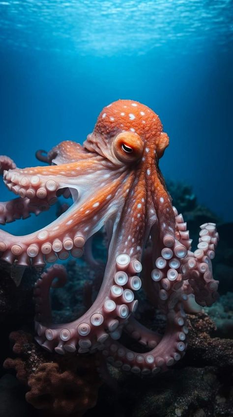 Octopus Photos National Geographic, Octopus Reference Photo, Tenticals Reference, Octopus Reference, Octopus Aesthetic, Real Octopus, Octopus Photography, Octopus Photos, Octopus Animal