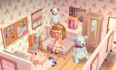 Acnl Interior, Acnl House, Motif Acnl, Animal Crossing 3ds, Animal Crossing New Leaf, Ac New Leaf, Happy Home Designer, City Folk, Animal Crossing Pocket Camp