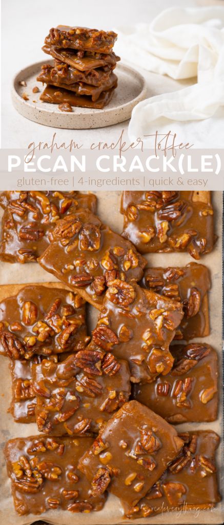 Graham Cracker Toffee Crunch, Gluten Free Saltine Crackers, Graham Cracker Recipes Desserts, Gf Graham Crackers, Toffee Dessert, Graham Cracker Butter, Graham Cracker Toffee, Cracked Cookies, Gluten Free Pecan