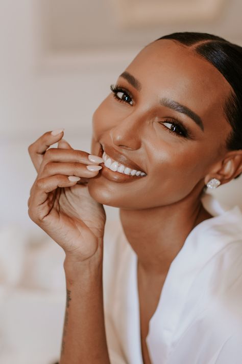 Jasmin Tookes, Wedding Hairstyles And Makeup, Secret Garden Wedding, Jasmine Tookes, Braut Make-up, Makeup For Black Women, Zuhair Murad, Bridal Hair And Makeup, Maquillaje Natural