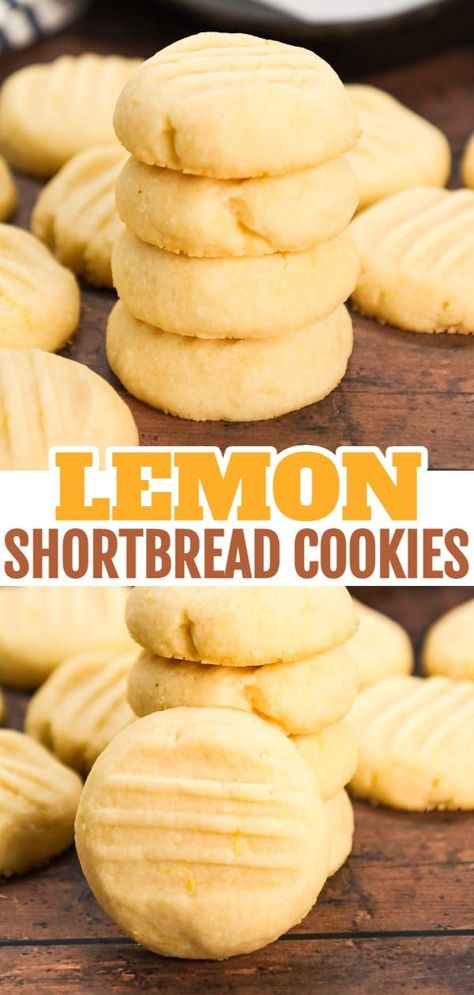 Lemon Shortbread Cookies are a delicious buttery cookie flavoured with lemon zest and lemon extract. English Lemon Shortbread Cookies, Lemon Cookies With Lemon Extract, Lemon Chewies Cookies, Easy Lemon Cookies Simple, Copycat Crumbl Cookies Lemon, Lemon Short Bread Cookies, Recipe For Lemon Cookies, Lemon Refrigerator Cookies, Lemon Extract Recipes Desserts