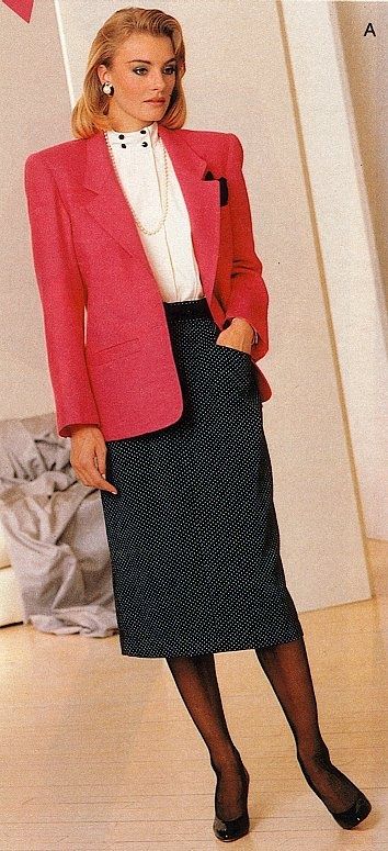 80s style professional business attire 80s Women, Fashion Office, Business Outfits Women, 80s Style, 1980s Fashion, Elegant Dresses For Women, Work Wear Women, Professional Fashion, Womens Fashion For Work