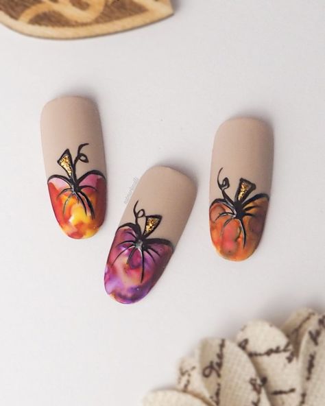 Purple Pumpkin Nail Designs, Harvest Nail Designs, Pumpkin Nails Designs, Pink Pumpkin Nails, Pumpkin Nail Designs, Pumpkin Nail, Pumpkin Nail Art, Cheetah Print Nails, Nails Styles