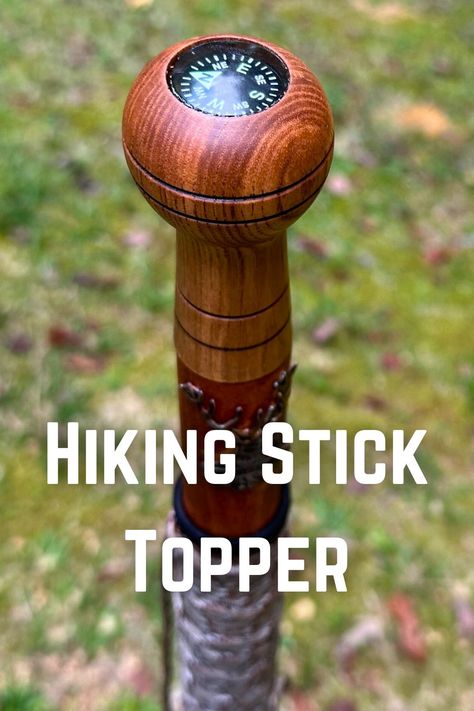 In this video, I show how to turn a simple hiking stick topper on my wood lathe. It's made out of beauitful Ash hardwood. Diy Walking Stick Ideas, Walking Stick Wood Burning Designs, Shillelagh Walking Sticks, How To Carve A Walking Stick, Wood Hiking Stick, Walking Staff, Deer Antler Decor, Antler Crafts, Craft Shed