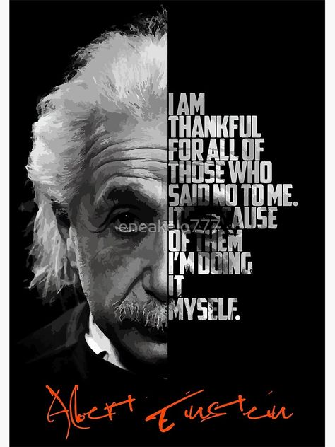 Albert Einstein Poster, Text Portrait, Martin Luther King Jr Quotes, Albert Einstein Quotes, Einstein Quotes, Quote Poster, Text Art, Black And White Portraits, Creative Portraits