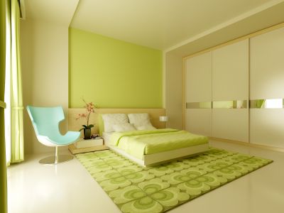 Click to close image, click and drag to move. Use arrow keys for next and previous. Green Wall Combination, Lime Green Bedroom, Lime Green Bedrooms, Green And White Bedroom, Green Bedrooms, Green Bedroom Design, Bedroom Painting, White Bedroom Design, Green Interior Design