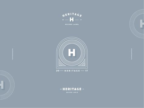 Heritage Logo Exploration  by Brianna Ailie Logo Exploration, History Logo, Heritage Logo, Collateral Design, Heritage House, Graphic Design Elements, Geometric Logo, Branding Design Inspiration, Typography Inspiration