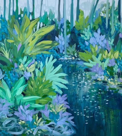 Clair Bremner, Canvas Art Painting Acrylic, Nature Artists, Abstract Floral Art, Intuitive Art, Abstract Art Landscape, Abstract Landscape Painting, Amazing Art Painting, Landscape Artist