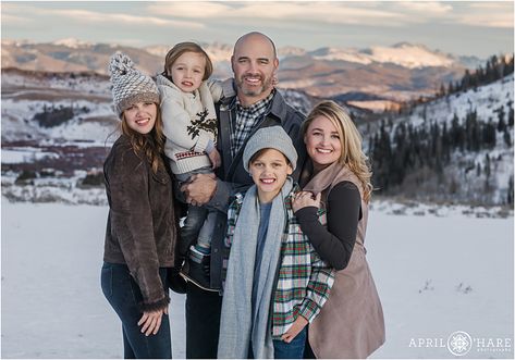 A classic family portrait with the Indian Peaks Wilderness Mountain Backdrop During winter at C Lazy U Ranch in Colorado. -April O'Hare Photography http://www.apriloharephotography.com Granby Colorado, Hare Photography, Mountain Backdrop, Aspen Tree, O Hare, Grand Lake, Dude Ranch, Aspen Trees, Tree Forest