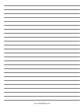 This writing paper for people with low vision has bold lines that are spaced a fourth of an inch apart. Letter size. Free to download and print Free Paper Printables, Bullet Journal Lists, Daily Planner Printables Free, Writing Planning, Printable Lined Paper, Computerized Quilting, Lined Writing Paper, Powerpoint Format, Journal Lists