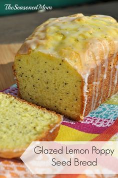 Poppyseed Bread, Gift Bread, Lemon Poppy Seed Bread, Cake Mix Banana Bread, Starbucks Lemon Loaf, Poppy Seed Bread, Lemon Poppyseed Bread, Lemon Loaf Cake, Lemon Bread