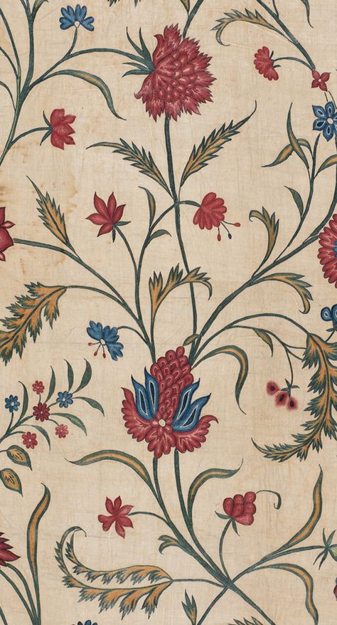 Indian Chintz Prints, South Indian Patterns, Indian Textiles Aesthetic, Indian Floral Pattern Design, South Asian Patterns, Indian Textile Patterns, Indian Wallpaper Aesthetic, Indian Prints And Patterns, Indian Textile Prints