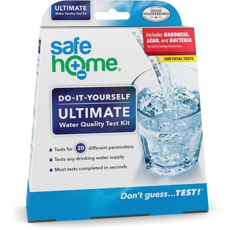 Safe Home Ultimate Water Test Kit 308 in the Water Test Kits department at Lowes.com Diy Irrigation, Water Testing, Diy Water, Canadian Tire, Water Quality, Water Filtration, Good Housekeeping, Water Supply, Diy Inspiration