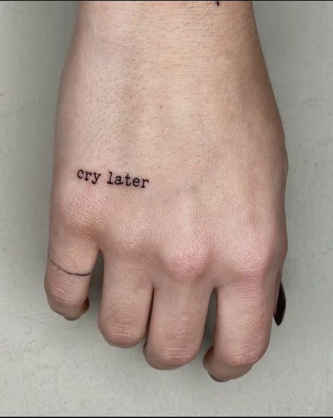 Feminism Tattoo, Savage Tattoo, Phrase Tattoos, Sharpie Tattoos, Clever Tattoos, Writing Tattoos, Geniale Tattoos, Small Hand Tattoos, Classy Tattoos